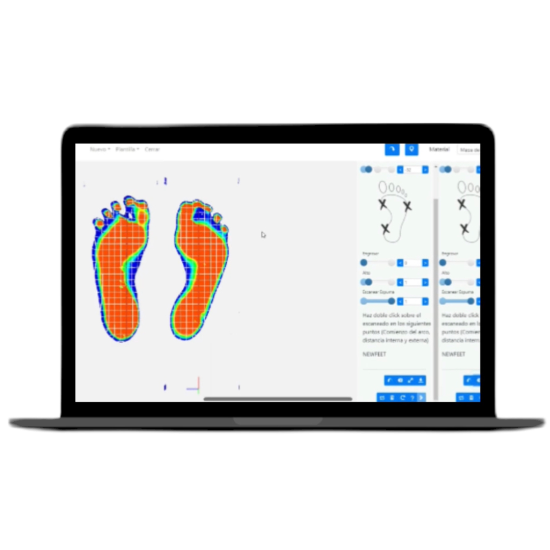 Imprimante 3D pour fabrication de semelles orthopédiques - NewFeet -  Laboratorios Herbitas - mobile